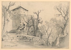 Château de Nuremberg, Allemagne - William Trost Richards