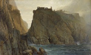 Tintagel sur la côte des Cornouailles - William Trost Richards