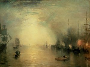 Les haleurs de charbon au clair de lune - Joseph Mallord William Turner