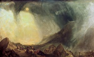 Tempête de neige : Hannibal et son armée traversant les Alpes - Joseph Mallord William Turner
