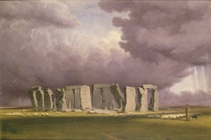 Stonehenge : Jour de tempête, 1846