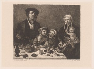 Portrait de Pieter Jan Foppesz. et Alijdt van Beresteyn avec leurs enfants - William Unger