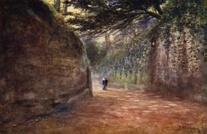 Le chemin, château de Warwick