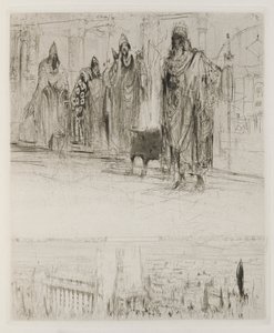 Hérodiade : Page 13, Le tétrarque était attendu par plusieurs Galiléens, le maître des scribes, le chef de l