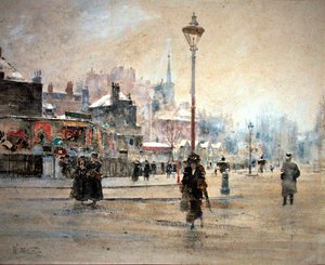Londres en hiver - William Walcot
