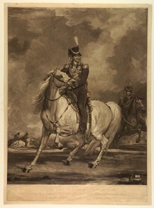 Le Hetman Comte Platoff monté sur son cheval préféré