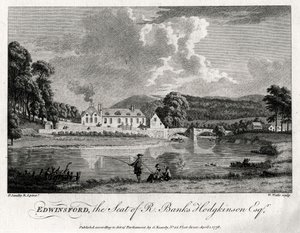 Edwinsford, la résidence de R Banks Hodgkinson Esq, Carmarthenshire - William Watts