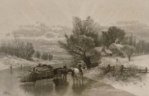 Le chemin le plus proche en hiver