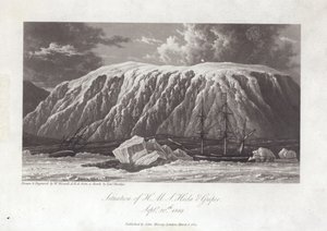 Situation du H.M.S Hecla et Griper - William Westall
