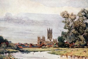 Canterbury depuis les prés - William Wiehe Collins