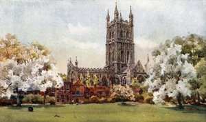 Gloucester depuis le Paddock - William Wiehe Collins