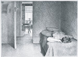 Intérieur avec nu
