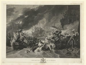 La bataille de La Hogue, 1692