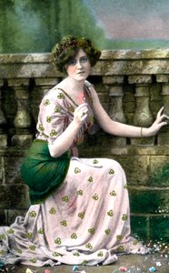 Gabrielle Ray 1883-1973, actrice anglaise, début du 20e siècle