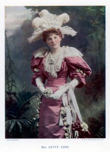 Letty Lind, actrice et danseuse, 1901 - William and Daniel Downey