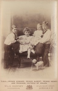 Prince Edward, Prince Albert, Prince Henry et Princesse Victoria du Pays de Galles - William and Daniel Downey
