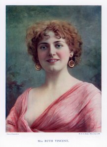 Ruth Vincent, actrice et chanteuse, 1901