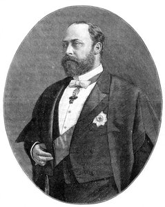 Le Prince de Galles en robe de Bencher du Middle Temple, 1900