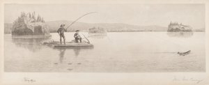 Sans Titre (Pêche en Radeau de Bois)
