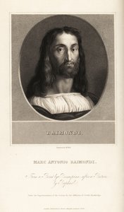 Portrait de Marcantonio Raimondi, graveur italien, vers 1470-1534