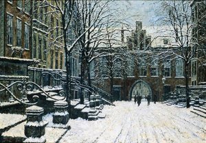 Rue Mariacka, Gdansk en hiver, vers 1920