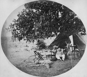 Une journée chaude dans la jungle indienne, vers 1860