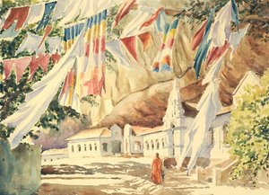 Drapeaux de prière, Dambulla