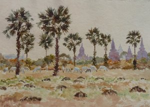 935 Vaches bleues et palmiers - Wilson Clive