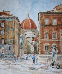 Piazza SS Annunziata, après l