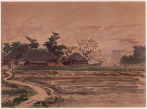 Paysage avec maisons - Winckworth Allan Gay
