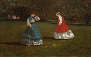 Une partie de croquet