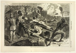 Un obus dans les tranchées rebelles - Winslow Homer
