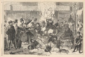 Une avalanche en ville, de Harper - Winslow Homer