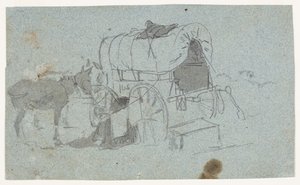 Chariot Militaire et Mule - Winslow Homer