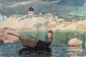 Garçon dans un bateau, Gloucester - Winslow Homer