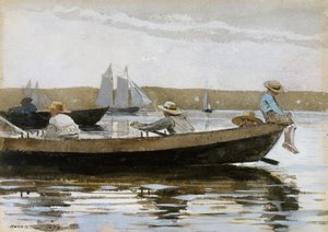 Garçons dans une doris, 1873