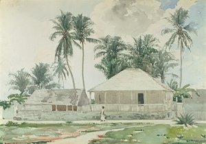 Cabines, Nassau, 1885 - Winslow Homer