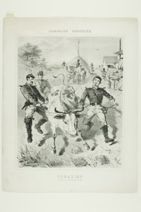 Croquis de campagne : La recherche de nourriture - Winslow Homer