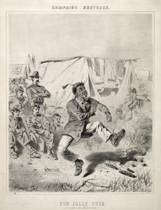 Croquis de campagne : Notre joyeux cuisinier, 1863 - Winslow Homer