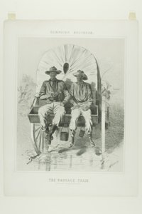 Croquis de campagne : Le train de bagages - Winslow Homer