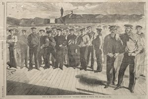 Équipage de la goélette à vapeur américaine « Colorado », embarquée à Boston en juin 1861 - Winslow Homer