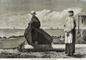 Papa arrive - Winslow Homer