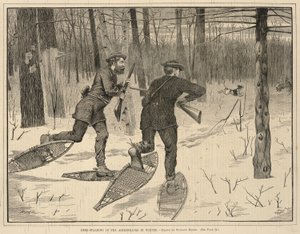 Deer-Stalking in the Adirondacks in Winter, tiré de Every Saturday, A Journal of Choice Reading, 21 janvier 1871 - Winslow Homer