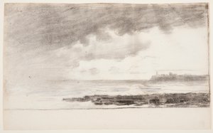 Dessin, baie de Cullercoats, Angleterre, 1881 - Winslow Homer