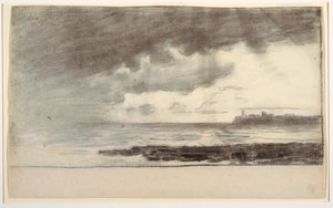 Dessin, baie de Cullercoats, Angleterre, 1881 - Winslow Homer