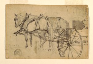 Dessin, étude pour "L