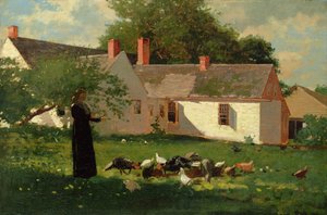 Scène de ferme - Winslow Homer