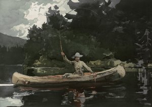 Pêche dans les bois du Nord