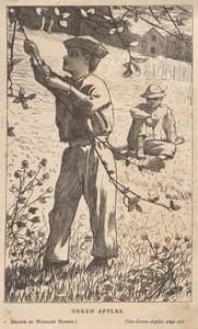 Pommes vertes - Winslow Homer