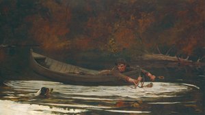 Chien et chasseur - Winslow Homer